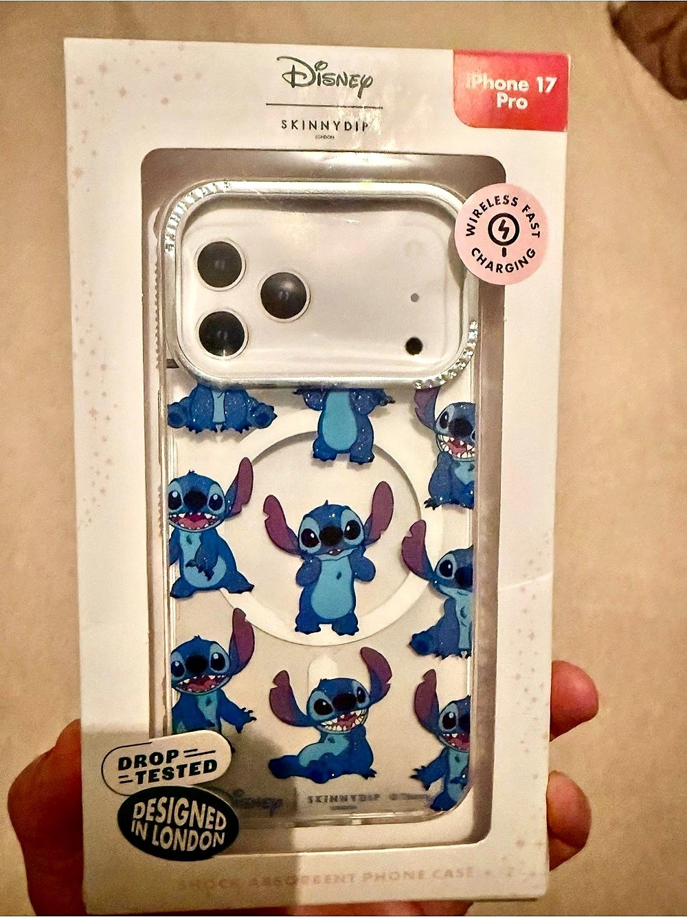 Skinnydip Disney Stitch Phone Case for iPhone 17 Pro NWT